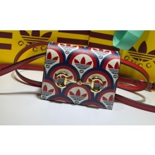 Gucci x Adidas card case with Horsebit Bag 702248 Trefoil print 2022