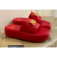 Versace Medusa Biggie Slides Red 2022