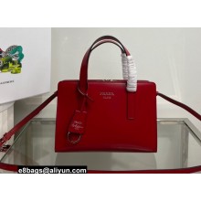 Prada Re-Edition 1995 brushed-leather mini handbag 1BA357 Red 2022