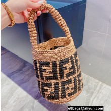Cheap Sale Fendi raffia Mini bag 2022