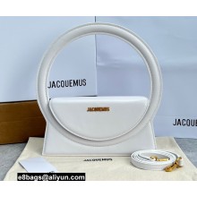 Jacquemus Le sac Rond tote bag 2061 White
