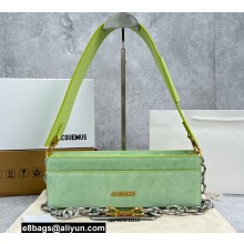 Jacquemus Le Ciuciu Rectangular Box Bag Leather 2043 Light Green