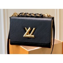 Louis Vuitton Epi Leather Twist MM Bag M59887 Black