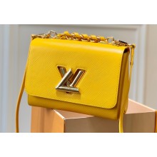 Louis Vuitton Epi Leather Twist MM Bag M59888 Yellow