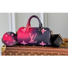 Louis Vuitton Monogram Canvas Papillon BB Bag M59860 Midnight Fuchsia