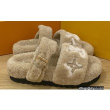 Louis Vuitton Shearling Paseo Flat Comfort Mules with Buckle 04 2022
