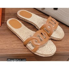 Hermes Chaine d'Ancre Famosa Espadrilles Brown 2022