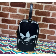 Gucci x Adidas mini top handle bag ‎702387 Black 2022