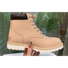 Celine Kurt High Lace-up Boots In Nubuck Calfskin 01 2022