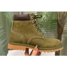 Celine Kurt High Lace-up Boots In Nubuck Calfskin 03 2022