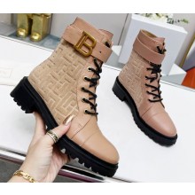 Balmain Bicolor jacquard Ranger Romy ankle boots 03 2022