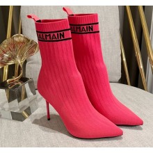 Balmain Heel 9.5cm Skye stretch knit ankle boots 06 2022