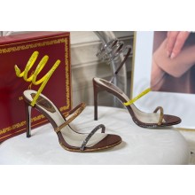Rene Caovilla Cleo Thin-heeled 9.5cm Jewel Sandals 08 2022