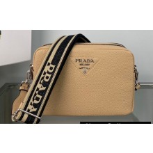 Prada Leather bag with shoulder strap 1BH082 Apricot 2022