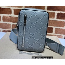 Gucci GG embossed sling backpack Bag 700431 Gray