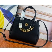 Versace La Medusa Small Tote Bag Black/Gold