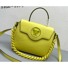 Versace La Medusa Medium Handbag 307 Yellow