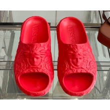 Versace Medusa Dimension Slides Red 2022
