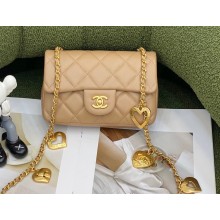 Chanel Mini Flap Bag in Lambskin AS3456 Apricot 2022