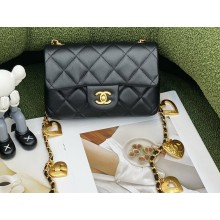 Chanel Mini Flap Bag in Lambskin AS3456 Black 2022