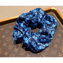 Dior Blue Oblique Scrunchie 02 2022