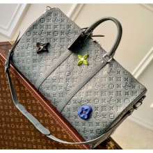 Louis Vuitton Taurillon Monogram leather Climbing Theme Keepall 50 Bag M20901 Gray