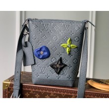 Louis Vuitton Taurillon Monogram leather Climbing Theme Hobo Cruiser PM Bag M20875 Gray