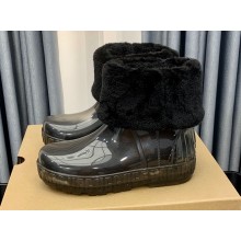 UGG Drizlita Clear Waterproof Boots with Removable sheepskin sock Black 2022