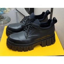 Fendi Force Leather Lace-ups Loafers 03 2022