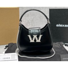 Alexander Wang W Legacy Micro Hobo Bag In Leather 3046 Black