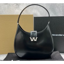 Alexander Wang W Legacy Large Hobo Bag In Leather 3046 Black
