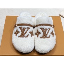 Louis Vuitton Shearling Winterbreak Flat Comfort Mules 10