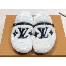 Louis Vuitton Shearling Winterbreak Flat Comfort Mules 11