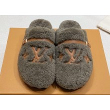 Louis Vuitton Shearling Winterbreak Flat Comfort Mules 05