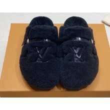 Louis Vuitton Shearling Winterbreak Flat Comfort Mules 07