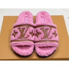 Louis Vuitton Shearling Flat Comfort Mules 03