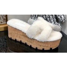 Hermes woolskin platform Eze sandals 09