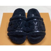 Louis Vuitton Shearling Flat Comfort Mules 07