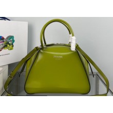 Prada Supernova Small leather handbag 1BA366 brushed Ombre Green 2022