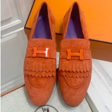 Hermes Royal loafer with fringe and signature "H" detail 12