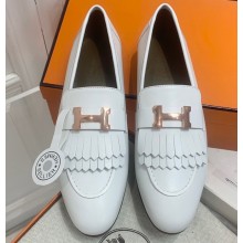 Hermes Royal loafer with fringe and signature "H" detail 03