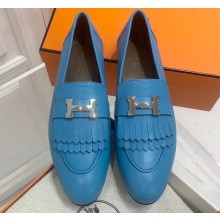 Hermes Royal loafer with fringe and signature "H" detail 09