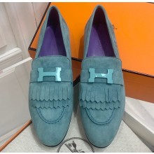 Hermes Royal loafer with fringe and signature "H" detail 10