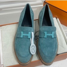 Hermes Faubourg loafer with signature "H" detail 02