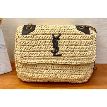 Saint Laurent niki chain raffia Bag 533037