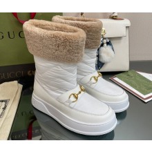Gucci Heel 3cm Shearling Lining ankle boots with Horsebit 02 2022