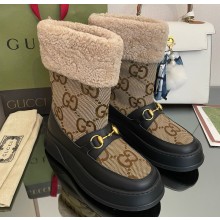 Gucci Heel 3cm Shearling Lining ankle boots with Horsebit 08 2022