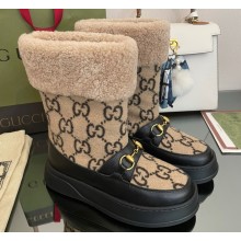 Gucci Heel 3cm Shearling Lining ankle boots with Horsebit 09 2022