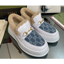 Gucci Heel 3cm Shearling Lining Loafers with Horsebit 11 2022