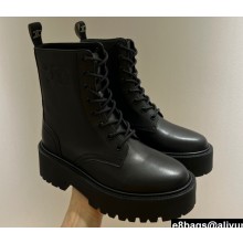 Celine bulky laced up Boots Calfskin Black 2022
